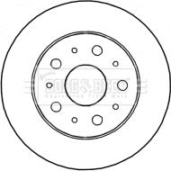 Borg & Beck BBD4621 - Jarrulevy inparts.fi