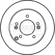 Borg & Beck BBD4671 - Jarrulevy inparts.fi