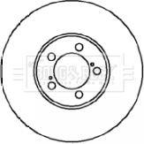 Borg & Beck BBD4099 - Jarrulevy inparts.fi