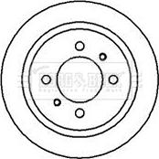 Borg & Beck BBD4096 - Jarrulevy inparts.fi