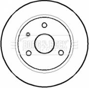 Borg & Beck BBD4058 - Jarrulevy inparts.fi