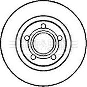 Borg & Beck BBD4066 - Jarrulevy inparts.fi