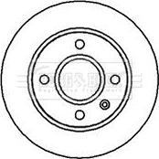 Borg & Beck BBD4025 - Jarrulevy inparts.fi