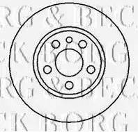 Borg & Beck BBD4079 - Jarrulevy inparts.fi