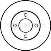 Borg & Beck BBD4194 - Jarrulevy inparts.fi