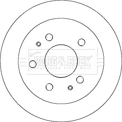 Borg & Beck BBD4146 - Jarrulevy inparts.fi