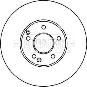 Borg & Beck BBD4141 - Jarrulevy inparts.fi