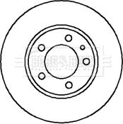 Borg & Beck BBD4154 - Jarrulevy inparts.fi