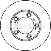 Borg & Beck BBD4164 - Jarrulevy inparts.fi