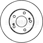 Borg & Beck BBD4162 - Jarrulevy inparts.fi