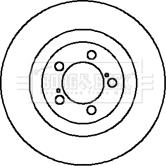 Borg & Beck BBD4119 - Jarrulevy inparts.fi