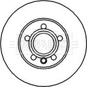 Borg & Beck BBD4115 - Jarrulevy inparts.fi