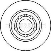 Borg & Beck BBD4183 - Jarrulevy inparts.fi