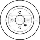 Borg & Beck BBD4187 - Jarrulevy inparts.fi