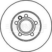 Borg & Beck BBD4135 - Jarrulevy inparts.fi