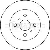 Borg & Beck BBD4175 - Jarrulevy inparts.fi