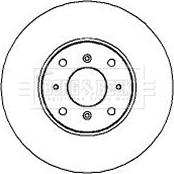 Borg & Beck BBD4891 - Jarrulevy inparts.fi