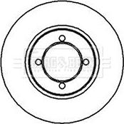 Borg & Beck BBD4859 - Jarrulevy inparts.fi