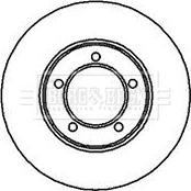 Borg & Beck BBD4855 - Jarrulevy inparts.fi