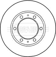 Borg & Beck BBD4815 - Jarrulevy inparts.fi