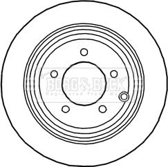 Borg & Beck BBD4820 - Jarrulevy inparts.fi