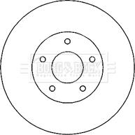 Borg & Beck BBD4821 - Jarrulevy inparts.fi