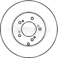 Borg & Beck BBD4399 - Jarrulevy inparts.fi