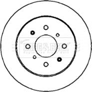 Borg & Beck BBD4398 - Jarrulevy inparts.fi