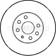 Borg & Beck BBD4393 - Jarrulevy inparts.fi