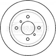 Borg & Beck BBD4392 - Jarrulevy inparts.fi