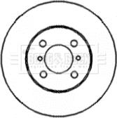 Borg & Beck BBD4348 - Jarrulevy inparts.fi