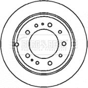 Borg & Beck BBD4343 - Jarrulevy inparts.fi