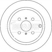 Borg & Beck BBD4364 - Jarrulevy inparts.fi