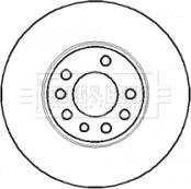 Borg & Beck BBD4365 - Jarrulevy inparts.fi