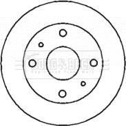 Borg & Beck BBD4360 - Jarrulevy inparts.fi