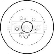 Borg & Beck BBD4363 - Jarrulevy inparts.fi