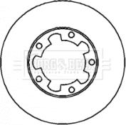 Borg & Beck BBD4305 - Jarrulevy inparts.fi