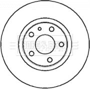 Borg & Beck BBD4307 - Jarrulevy inparts.fi