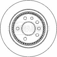 Borg & Beck BBD4312 - Jarrulevy inparts.fi