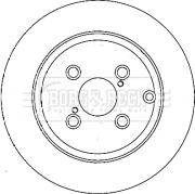 Borg & Beck BBD4380 - Jarrulevy inparts.fi