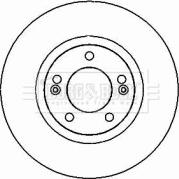 Borg & Beck BBD4338 - Jarrulevy inparts.fi