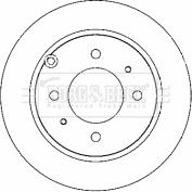 Borg & Beck BBD4337 - Jarrulevy inparts.fi