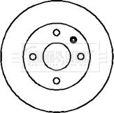 Borg & Beck BBD4320 - Jarrulevy inparts.fi