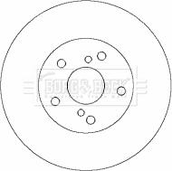 Borg & Beck BBD4328 - Jarrulevy inparts.fi