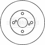 Borg & Beck BBD4379 - Jarrulevy inparts.fi