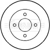 Borg & Beck BBD4294 - Jarrulevy inparts.fi