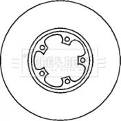 Borg & Beck BBD4241 - Jarrulevy inparts.fi