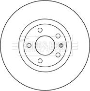 Borg & Beck BBD4243 - Jarrulevy inparts.fi