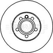 Borg & Beck BBD4250 - Jarrulevy inparts.fi