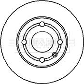 Borg & Beck BBD4225 - Jarrulevy inparts.fi